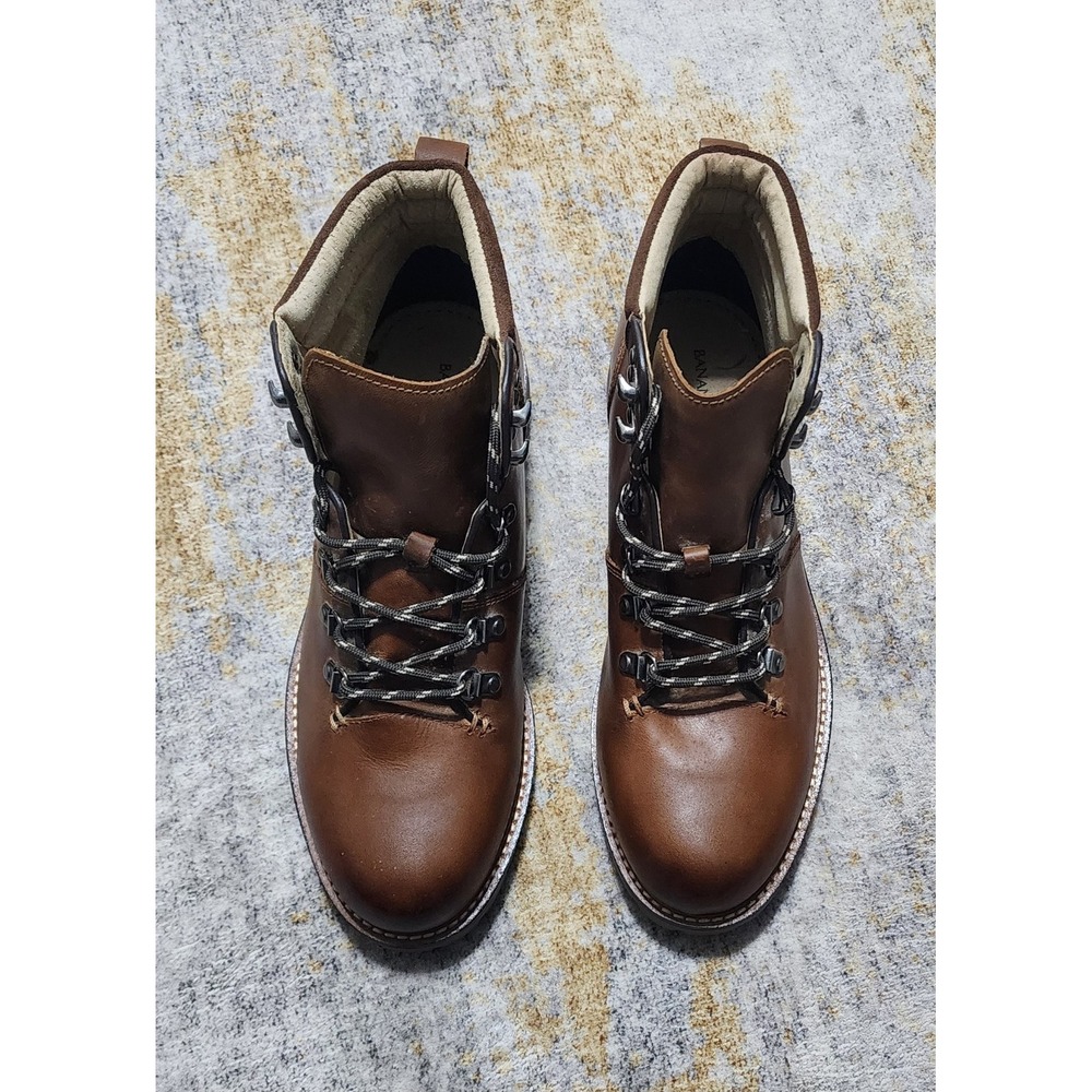 NWOT Banana Republic Men's Brown Alpine Hiking Boots Size 9 - 1/2 M